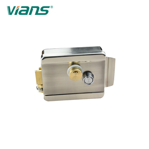 <span class=keywords><strong>Serratura</strong></span> <span class=keywords><strong>Elettrica</strong></span> a Doppio Cilindro 12V per Controllo Accessi e Antifurto, con Sblocco a Chiave, in Acciaio Inox per Cancelli e Porte - Product Image 2