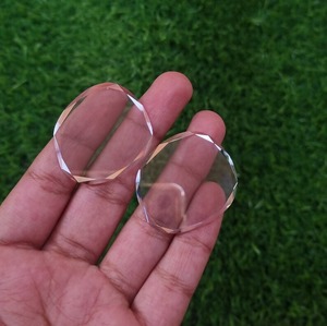 2ชิ้นเพชรโมอิสสีขาวขนาด34*32มม. สำหรับทำเครื่องประดับเพชร - Product Image 1