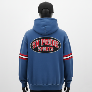 Sudadera con Capucha de Alta Calidad para Hombre, Ecológica, con Estampado Personalizado y Bordado, de Forro Polar de Poliéster/Algodón, Estilo Casual, Corte Regular, para Otoño e Invierno - Product Image 2