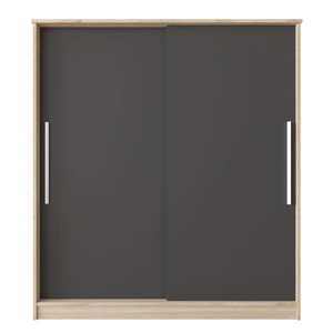 SlidePro EleganceSaver 2-Door Wardrobe: Effortless Sliding Doors for Stylish Space Optimization and Storage Solutions