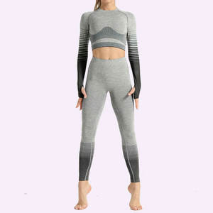 Ensemble de yoga en spandex 2 pièces sur mesure de différentes couleurs Ensemble de yoga en spandex 2 pièces à prix raisonnable - Product Image 6