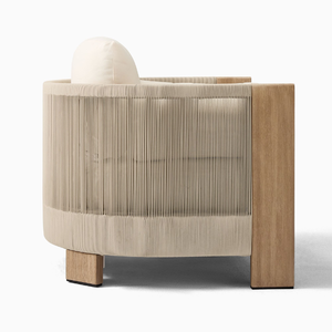 Best Selling Modern Dining Chairs with Teak Wood Frame Plush Foam Cushioning Dining Room Furniture for Restaurants Villas Hotels - Product Image 6