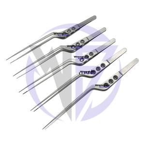 Forceps à baïonnette pour neurochirurgie, type micro Z, forceps de dissection chirurgicale de haute qualité, acier inoxydable, Wenquar Surgical - Product Image 1