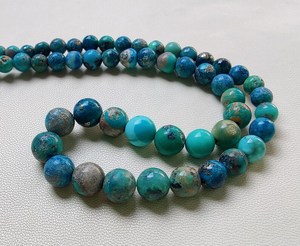 100% cuentas de forma redonda de turquesa natural de Arizona, cuentas Rondell lisas de turquesa, cuentas de piedras preciosas de turquesa de Arizona de 16 pulgadas - Product Image 2