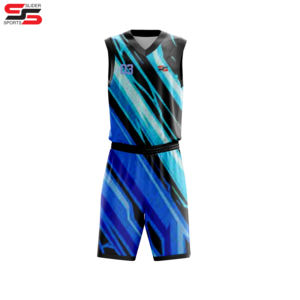 Kit de uniforme de baloncesto sublimado hecho a medida para equipos escolares de collage de clubes - Product Image 1