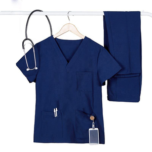 2025 OEM Service New Modern Athletic Scrub Set para mujeres-Modern V-Neck Scrub Top Yoga Scrub Pants - Product Image 5