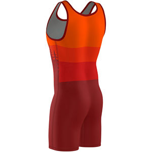 Débardeurs de lutte pour jeunes et hommes de haute qualité Singlets de sublimation personnalisés tricotés conception de grande taille prix de gros pas cher - Product Image 4