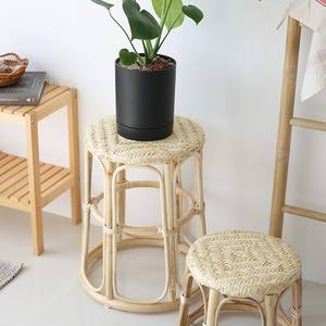 Taburete de ratán para decoración de cafetería y bar, taburete de interior y exterior para el hogar, hotel, restaurantes - Product Image 4
