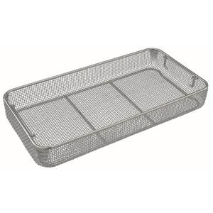 ตะกร้าฆ่าเชื้อแบบใช้ซ้ำได้สำหรับใส่ถาดเครื่องมือผ่าตัด ทำจากลวดตาข่ายสแตนเลสอย่างดี ผลิตอย่างมืออาชีพ - Product Image 1