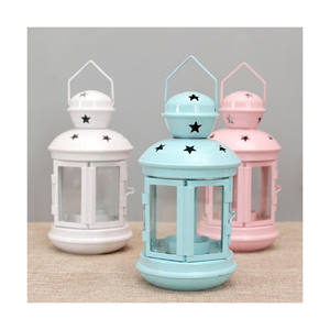 Candelabro de Metal con diseño de estrella para decoración del hogar, soporte de farol con diseño de corte para jardín y boda, Hotel y fiesta - Product Image 3