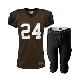 Maillot de football américain personnalisé pour homme adulte, uniforme de match, polyester 235GSM respirant, vêtements de sport d'équipe - Product Image 1