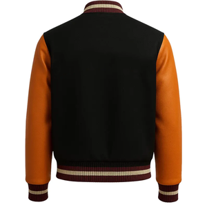 Chaqueta Bomber Universitaria de Talla Grande para Hombre, Chaqueta de Invierno con Cuello Alto, Estilo Universitario, Personalizada, al por Mayor - Product Image 6
