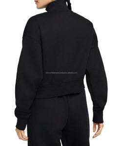 Sudadera deportiva con cremallera personalizada para mujer, nuevo estilo, sudadera holgada de manga larga, camiseta de Yoga transpirable - Product Image 2