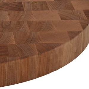 Tabla de cortar de madera de acacia Naturel, utensilios de cocina decorativos redondos, caja de ajuste caliente, suministros a granel de India - Product Image 3