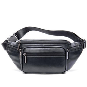 Genuine Leather Fanny Pack Crossbody Multi-<b>Pouches</b> <b>Belt</b> Bag Travel Waist Purse - Product Image 1