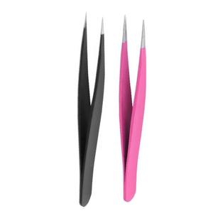 Pince à épiler en acier inoxydable à pointe fine, outil de beauté de précision hautement durable pour une épilation précise, utilisation professionnelle en salon - Product Image 1