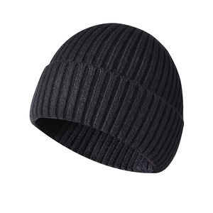 Tela de punto de hilo de invierno Keep Warm Think Hat para adultos Unisex Skullies & Beanies - Product Image 3