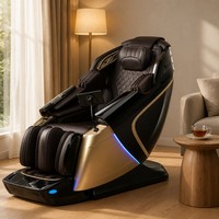 Fauteuil de Massage Zéro Gravité Shiatsu Thaïlandais 4D Électrique Bicoeur 2026, Massage Intégral Premium par Air