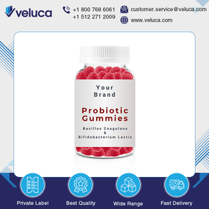 Suministro OEM, suplemento sanitario con sabor a fresa natural, gomitas probióticas Bacillus Coagulans y Bifidobacterium Lactis - Product Image 3