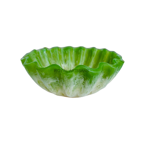 Juego de cuencos de resina epoxi de madera de diseño personalizado con Base de Metal para fiesta Charcutería y plato para servir Dip y plato para exhibición de baratijas - Product Image 5