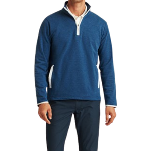 Venta al por mayor de moda de alta calidad deporte al aire libre cuello alto cálido media cremallera para hombre suéter a granel Sudadera con capucha de gran tamaño Golf - Product Image 5