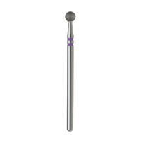 Fraise diamantée professionnelle 4,0 mm Violet PRO pour les professionnels des salons de manucure