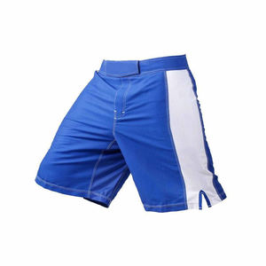 Short de gym 100% coton pour hommes avec logo personnalisé, respirant, été, jogging, loisirs grande taille, style décontracté, teint uni - Product Image 2