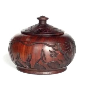 Urnes funéraires en bois pour cendres humaines, aspect royal, finition brillante, urne pour cendres humaines, urne funéraire en bois pour cendres humaines - Product Image 1