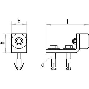 บัฟเฟอร์ประตูเหล็กชุบสังกะสีสีเหลือง 360 องศา รับน้ำหนักได้ 200 กก. สำหรับรั้ว โครงตาข่าย และประตู โดย HELM - Product Image 3