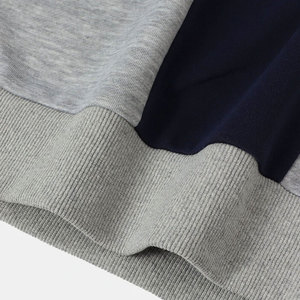 Sweat-shirt d'hiver pour homme personnalisable, service OEM, 100 % coton molletonné respirant, doublure intégrée, col rond, coupe classique, décontracté, couleur unie, haute qualité - Product Image 4
