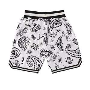 Pantalones cortos para hombre con patrón sólido, malla blanca personalizada, sublimación corta, ropa de calle de verano, gran oferta, cierre con cordón - Product Image 2