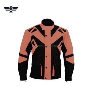 Mens Printed Leather Motorcycle Riding <b>Jacket</b> Waterproof Quick Dry Full Sleeve Biker Protective Touring <b>Racing</b> Gear Reflective - Product Image 4