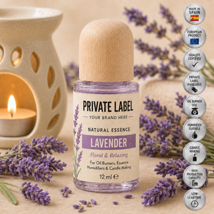 Esencia de Fragancia de Lavanda de Marca Privada 12ml OEM |   Aceite Aromático para Quemadores y Humidificadores |   España UE - Product Image 1
