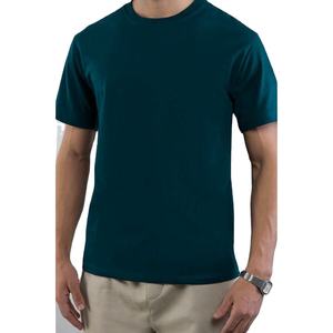 Camiseta de manga corta con cuello redondo 100% algodón de primera calidad personalizada para hombre con logotipo personalizado - Product Image 5