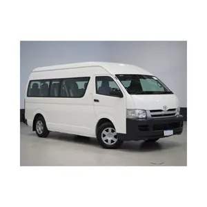 Подержанный мини-автобус 2022 Toyataa HIACE 16 мест белого цвета-Toyata Hiace Van