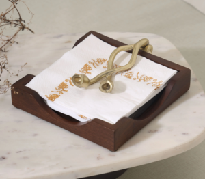 Porte-mouchoir à feuille fermée Boîte à serviettes décorative Distributeur de mouchoirs de table moderne Accessoires de salle de bain pour bureau à domicile - Product Image 4