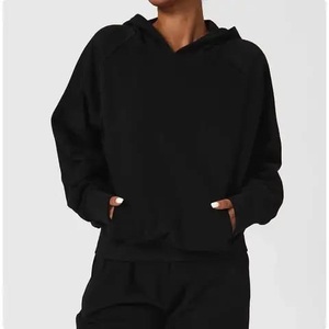 High Quality Women's Winter Pullover Hoodie New Arrival 3D Puff Print Sweatshirt Customized Logo <b>Appliques</b> on Front - Product Image 4