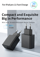 Prise brésilienne 45W charge Super rapide USB C adaptateur mural QC 3.0 PPS type-c Port pour chargeur Xiaomi Samsung Gan