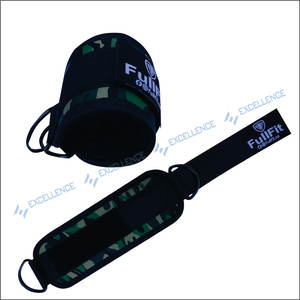 Correa de tobillo de alta calidad, correa de tobillo acolchada de neopreno para Fitness con anillo en D, cinturón de ejercicios de alta resistencia, Correa personalizada para gimnasio - Product Image 4