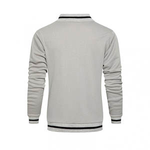 Survêtement polaire d'hiver de haute qualité pour hommes, taille plus, logo personnalisé, conception écologique et sans couture à glissière-Vente en gros - Product Image 4