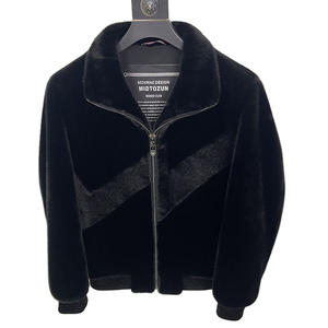 Nouvelle veste d'hiver de luxe en fausse fourrure et en cuir multi-poches pour hommes de style personnalisé - Product Image 1