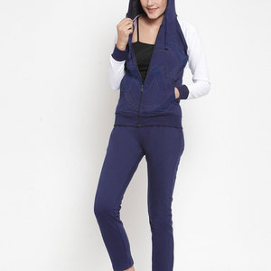 Survêtement d'extérieur pour femme, 100% coton, conçu sur mesure, pour l'hiver, couleur unie, respirant, séchage rapide, haute qualité, 8 ensembles MOQ - Product Image 5