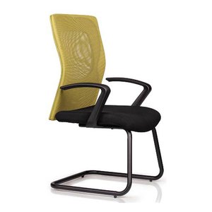 Chaise ergonomique à genouillères Tampa04 pour conférence et salon HOCQ68009 - Chaise de bureau en maille et cuir avec structure métallique - Product Image 1