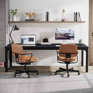 Tribesigns, superventas, escritorio de ordenador de 78,7 ", mesa de conferencia de 6 pies, mesa de oficina de seminario de reunión de madera rectangular grande - Product Image 2