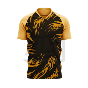 Maillot de football premium avec tissu anti-humidité, coupe athlétique, manches courtes, nom d'équipe personnalisé pour les entraînements et les matchs de ligue - Product Image 5
