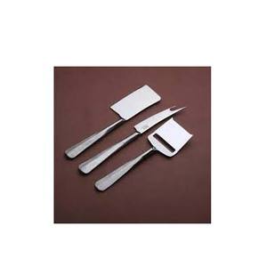 Ensemble de couteaux à fromage et d'épandeurs en acier inoxydable poli argenté avec manche forgé Ensembles d'outils à fromage - Product Image 1