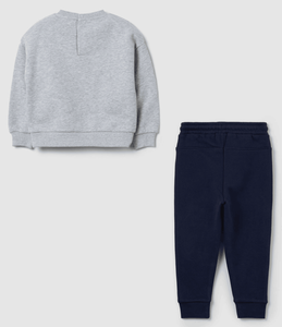 Conjunto de Sudadera con capucha de algodón con logotipo personalizado unisex, chándal informal para niños y niñas, ropa deportiva transpirable de talla grande para correr - Product Image 6