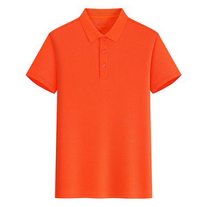 OEM logo personnalisé broderie imprimé design 100% polyester couleur unie à manches courtes revers publicité polos à manches courtes - Product Image 3