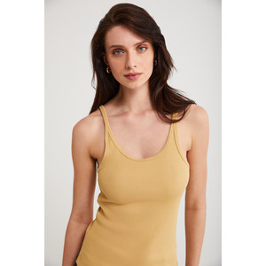 ETHIQUET Lizeth Camiseta sin mangas básica con tirantes finos y cuello redondo para mujer - Product Image 3