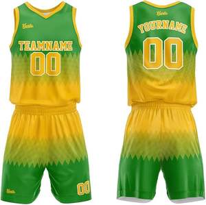 Maillots de basket-ball à la mode pour hommes uniformes en polyester personnalisés respirant directement usine vente en gros industrie du sport par sublimation - Product Image 2